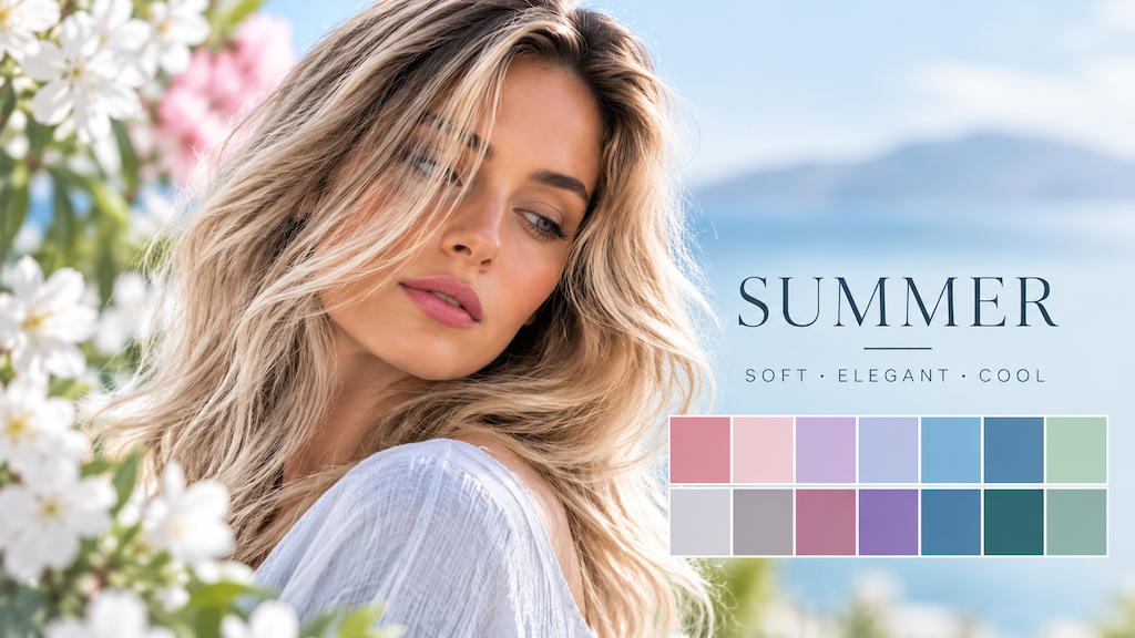 Summer Color Analysis – χρωματική παλέτα Καλοκαιριού